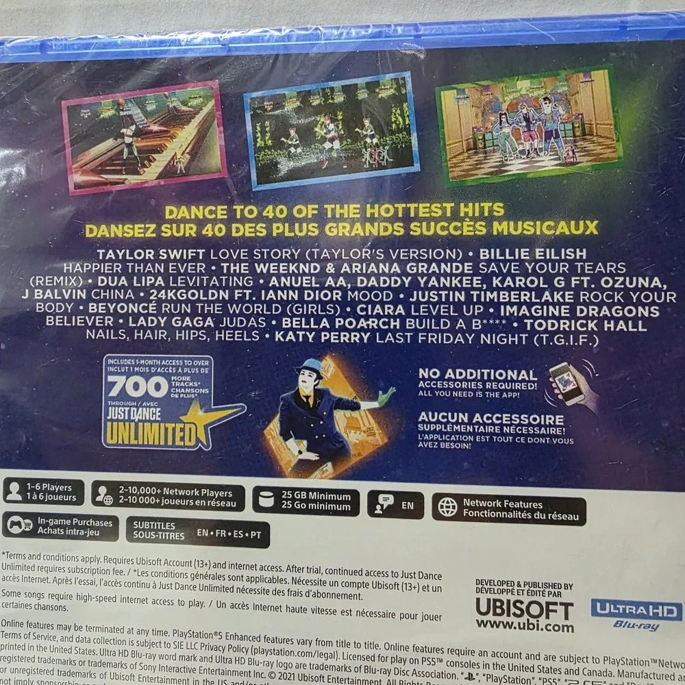 Just Dance 2022 Standard Edition (Sony PlayStation 5, 2021) Factory‎ Sealed